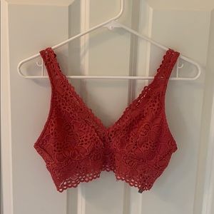 PINK LACE BRALETTE